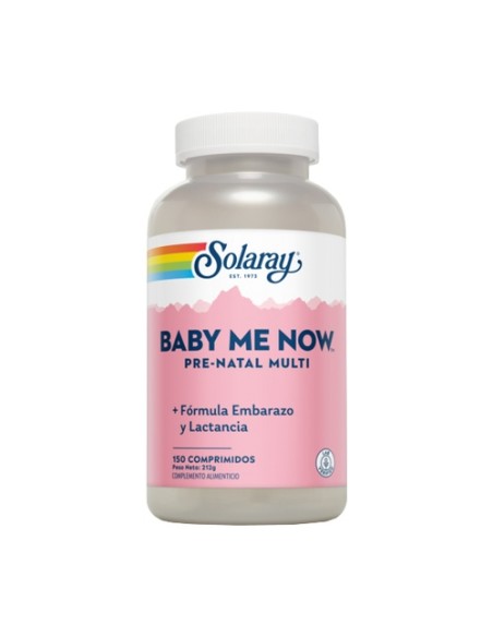Baby Me Now Prenatal Multi 150 tabletas Solaray