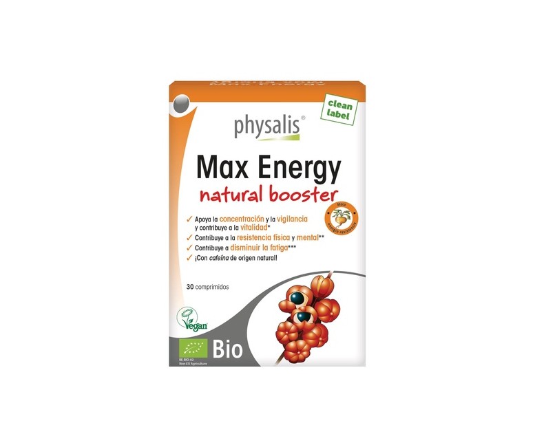 Max Energy Bio 30 comprimidos Physalis