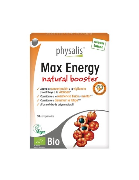 Max Energy Bio 30 comprimidos Physalis