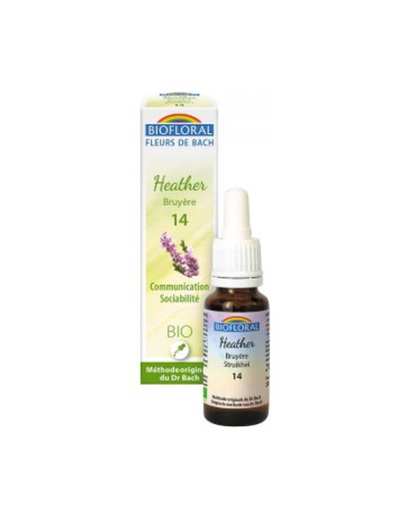 Heather 20 ml de elixir floral Biofloral