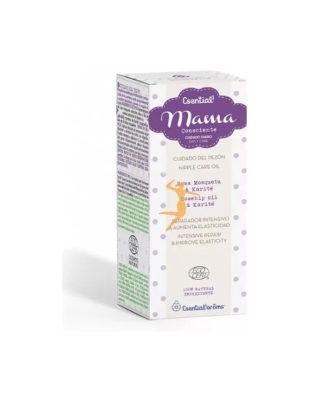 Aceite cuidado del pezón mamá 15 ml Esential Aroms