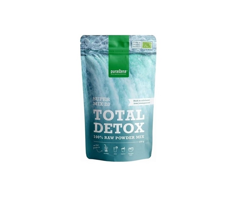Mezcla orgánica total detox 250 g de polvo Purasana