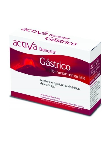 Bienestar gástrico 30 cápsulas vegetales Activa