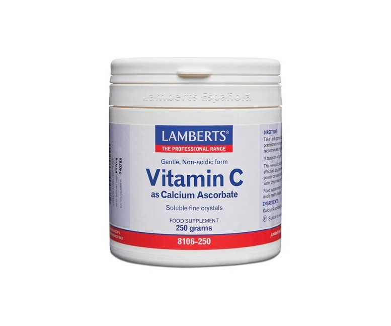 Vitamina C - Ascorbato de calcio 250 g Lamberts