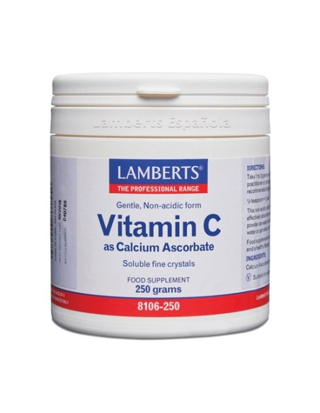 Vitamina C - Ascorbato de calcio 250 g Lamberts