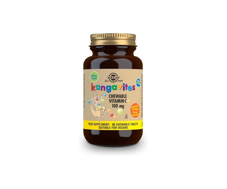 Kangavites - Vitamina C masticable 90 comprimidos Solgar