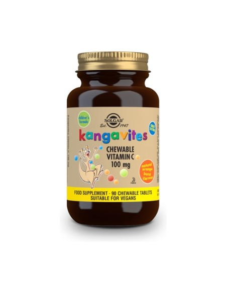 Kangavites - Vitamina C masticable 90 comprimidos Solgar