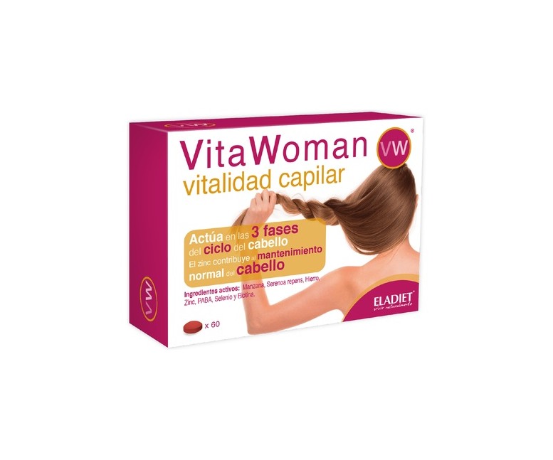 VitaWoman Vitalidad Capilar 60 comprimidos Eladiet
