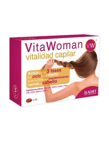 VitaWoman Vitalidad Capilar 60 comprimidos Eladiet