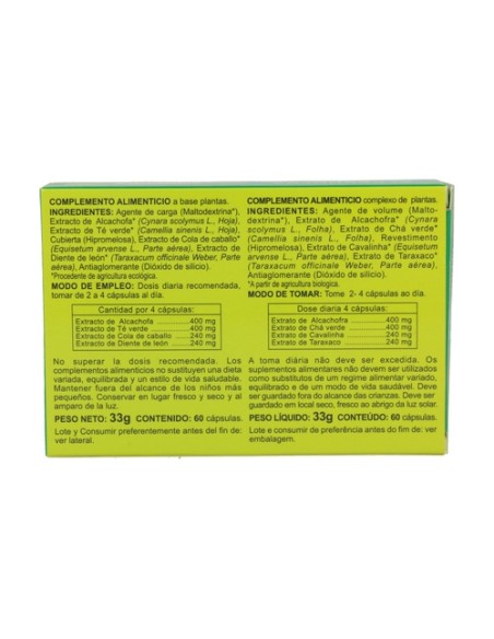 Alcachofa Forte 60 cápsulas Integralia