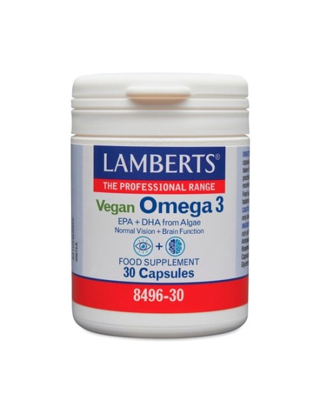 Omega 3 vegano 30 cápsulas Lamberts