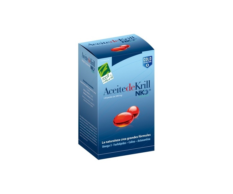 Aceite de krill NKO 120 120 perlas de 500mg 100% Natural