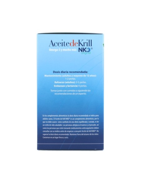 Aceite de krill NKO 120 120 perlas de 500mg 100% Natural