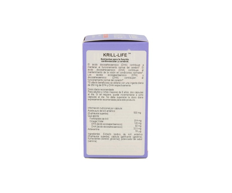 Krill Life 60 cápsulas Health aid