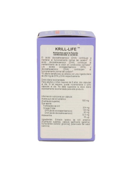 Krill Life 60 cápsulas Health aid