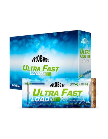 Ultra fast load pre-entreno 12 unidades de 50g (Capuchino) VIT.O.BEST