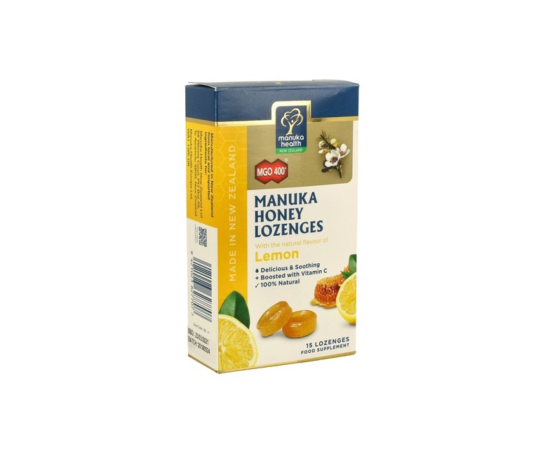 Miel de manuka mgo®400+ & limón caramelos 65 g Manuka Health New Zealand