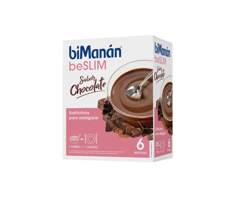 Natillas de Praliné 6 sobres de 50g biManán