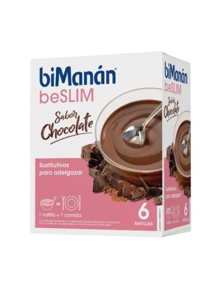 Natillas de Praliné 6 sobres de 50g biManán