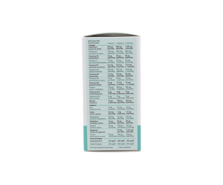 CN Base multivitamínico 30 cápsulas vegetales LCN