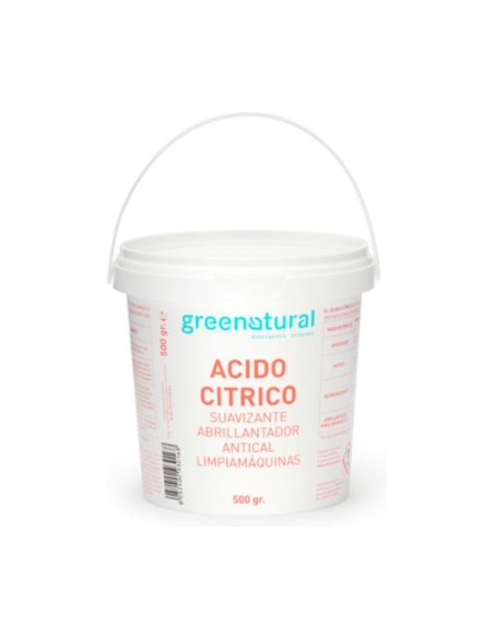 Ácido cítrico 500 g de polvo Greenatural