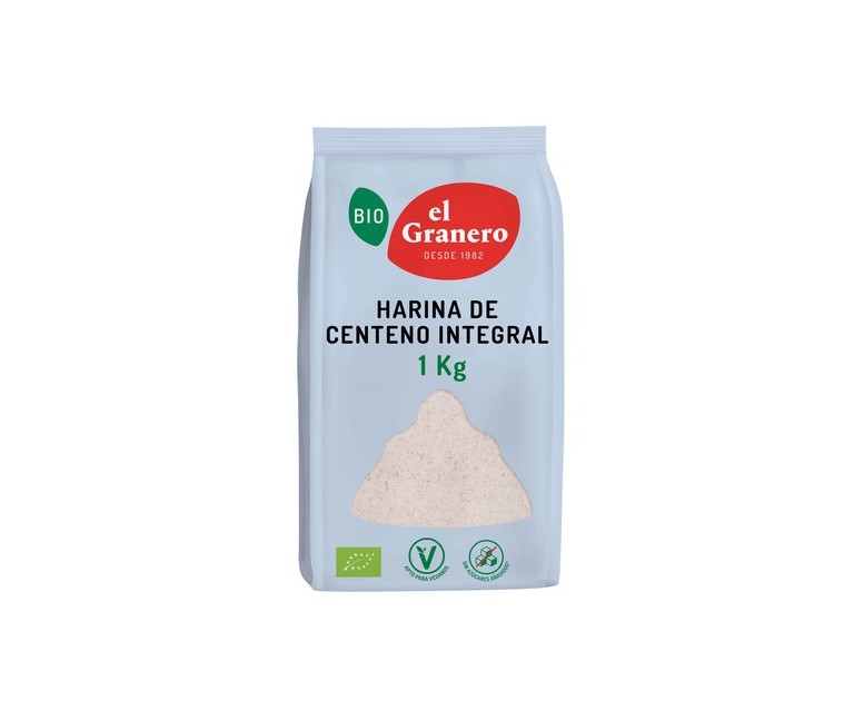 Harina de centeno integral Bio 1 kg El Granero Integral