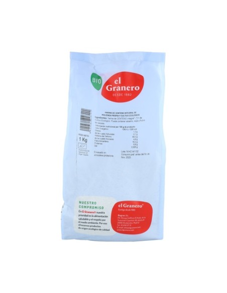 Harina de centeno integral Bio 1 kg El Granero Integral