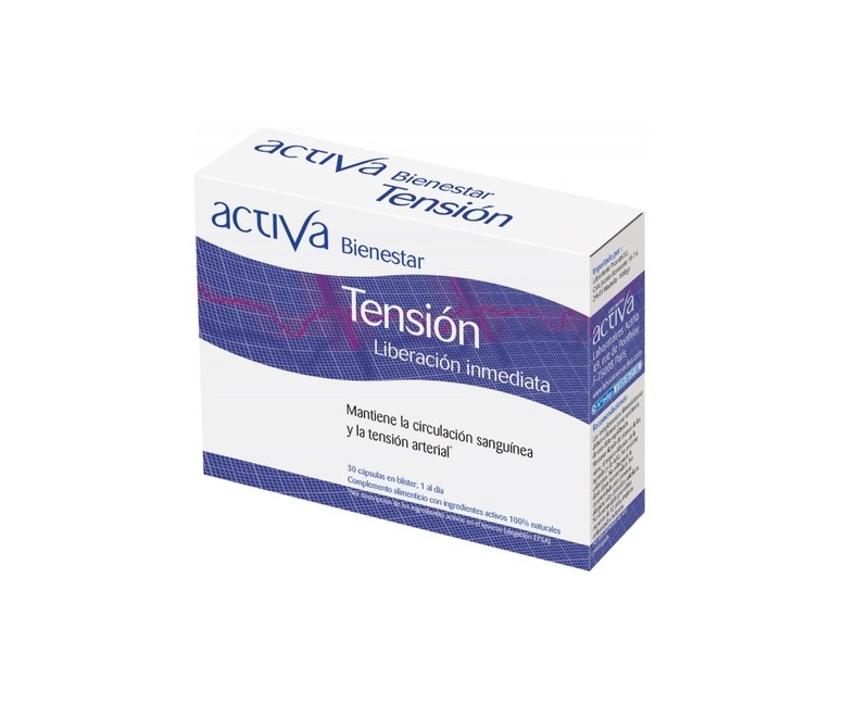 Bienestar tensión 30 cápsulas vegetales Activa