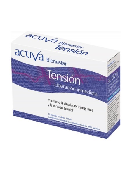 Bienestar tensión 30 cápsulas vegetales Activa