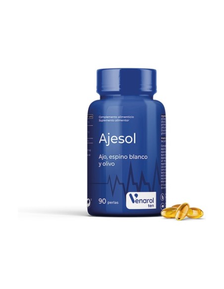 Ajesol (Ajo, Espino Blanco, Olivo) 90 perlas Herbora
