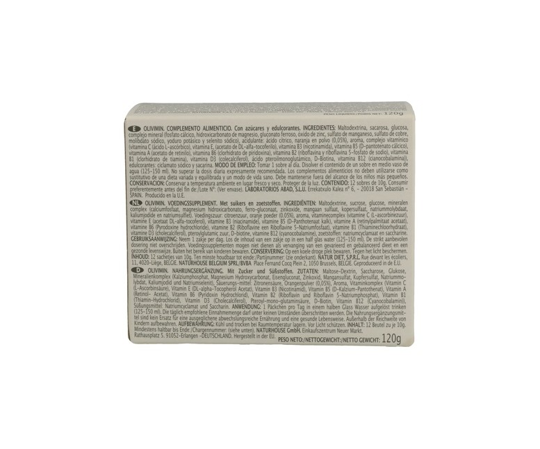 Olivimin (antiguo Iroviton) 12 sobres Abad