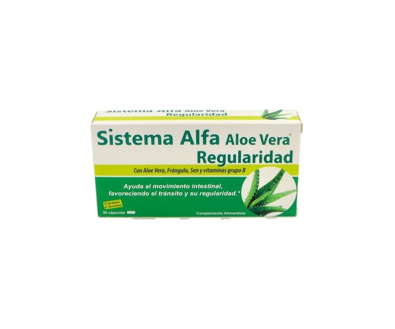 Sistema alfa aloe vera regularidad 30 cápsulas Pharma Otc
