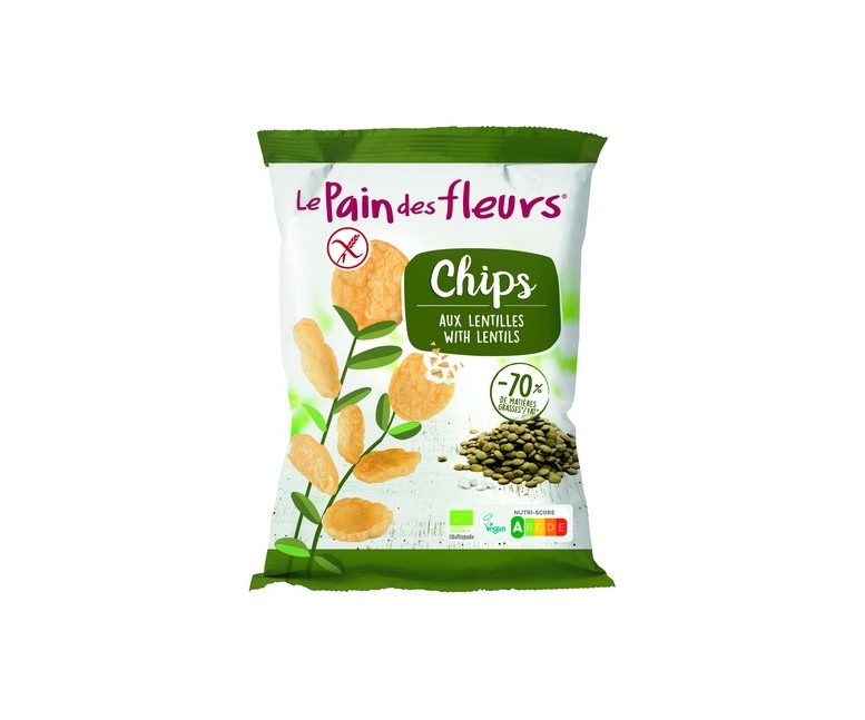 Chips de Lentejas 50 g Le Pain des Fleurs