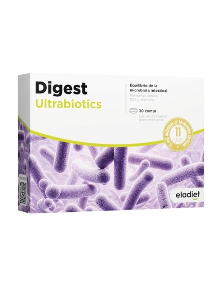 Digest Ultrabiotics 30 comprimidos de 660mg Eladiet