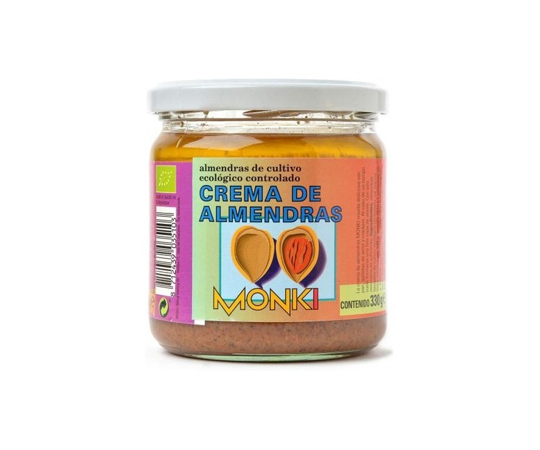 Crema Almendras Tostada Bio 330 g Monki