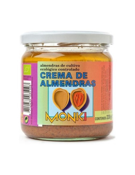 Crema Almendras Tostada Bio 330 g Monki