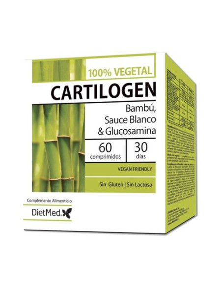 Cartilogen 100% Vegetal 60 comprimidos (1000mg) Dietmed