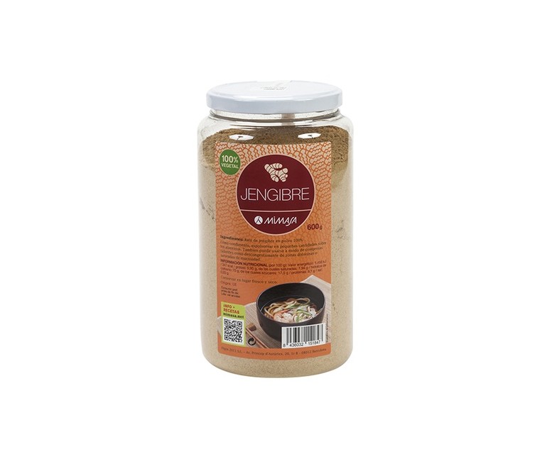 Jengibre Raíz Polvo 600 g de polvo Mimasa