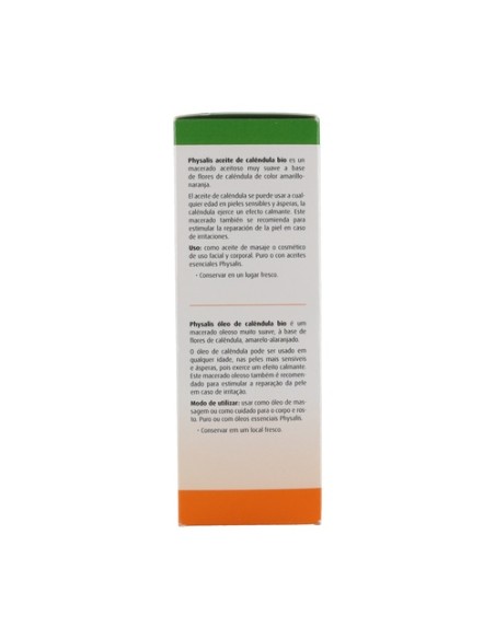 Calendula aceite vegetal Bio 100 ml Physalis