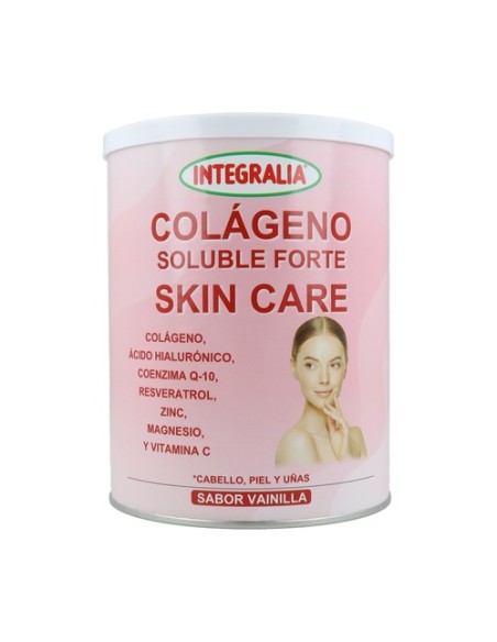 Colágeno soluble forte Skin Care 300 g de polvo (Vainilla) Integralia