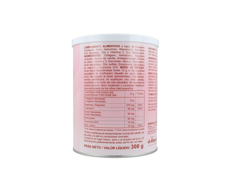 Colágeno soluble forte Skin Care 300 g de polvo (Vainilla) Integralia