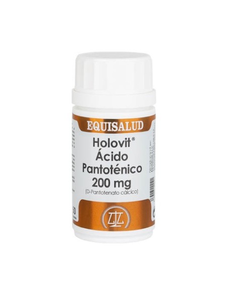 Holovit Ácido Pantoténico 50 cápsulas de 200mg Equisalud