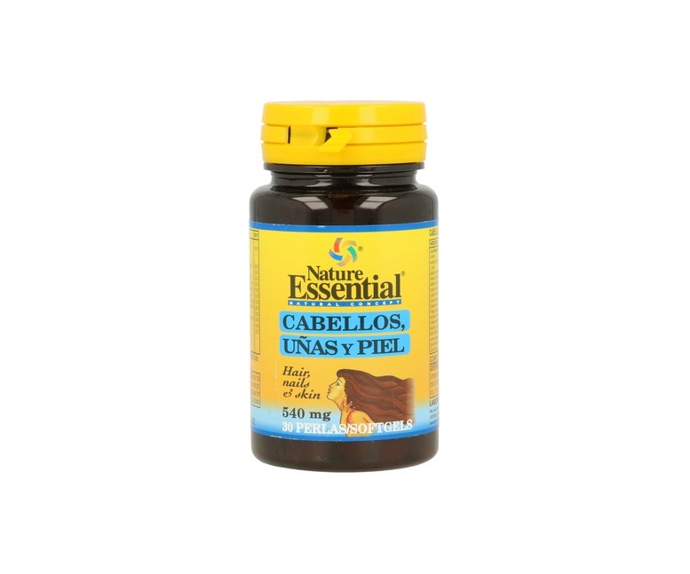 Cabello, Uñas y Piel 30 perlas de 540mg Nature Essential