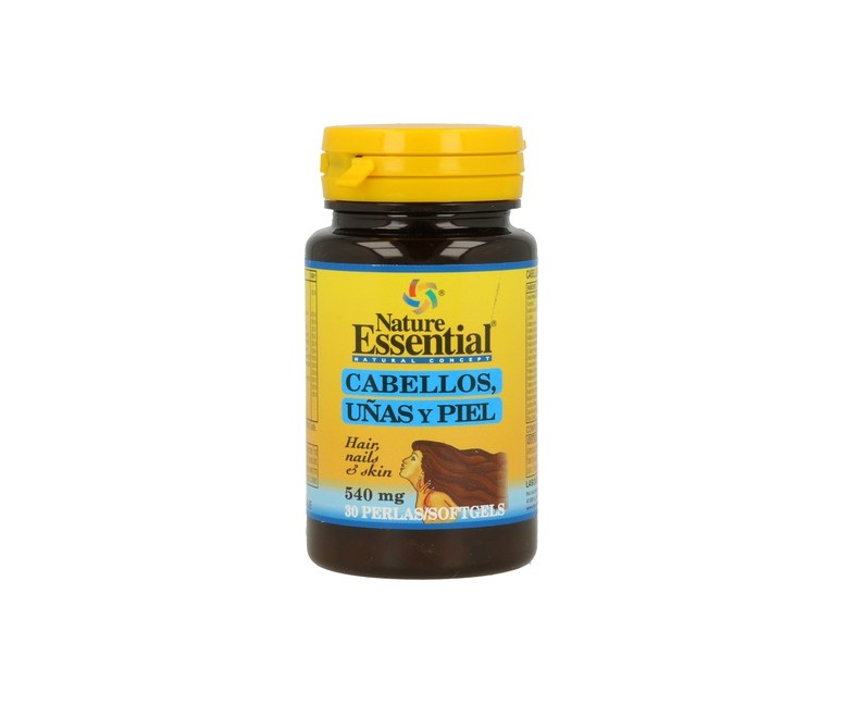 Cabello, Uñas y Piel 30 perlas de 540mg Nature Essential