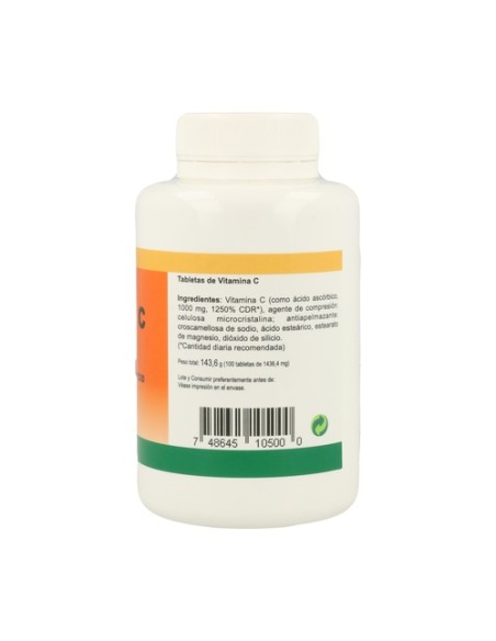 Vitamina C Bio 100 comprimidos de 1000mg Bio-Ener
