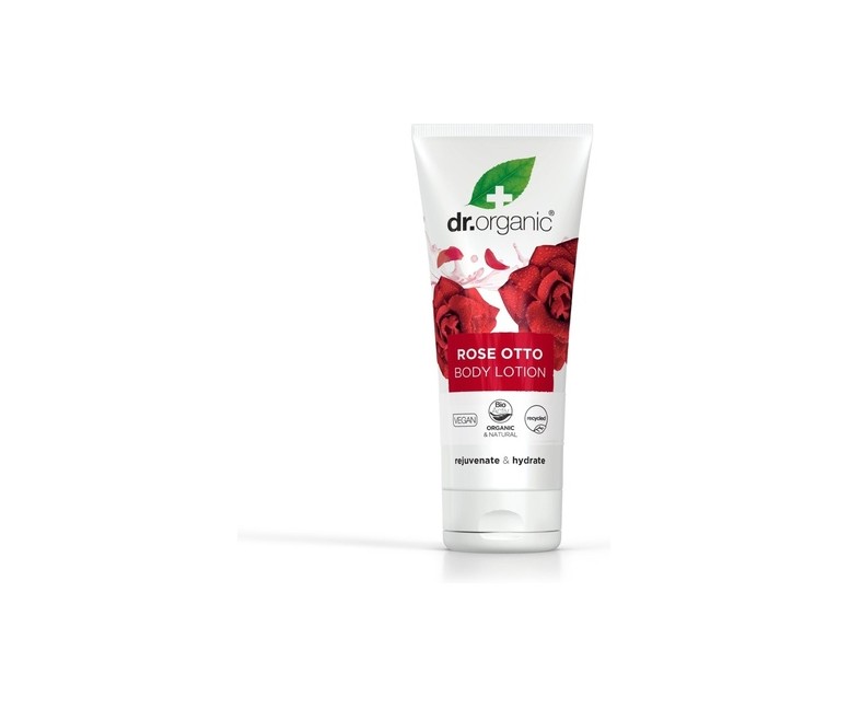 Loción corporal Rose Otto 200 ml Dr. Organic