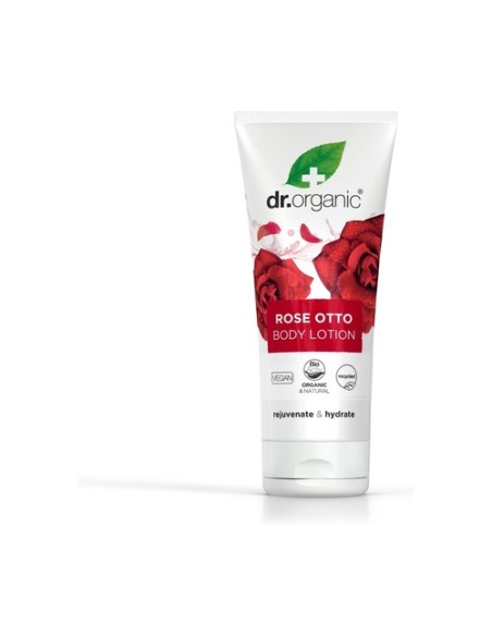 Loción corporal Rose Otto 200 ml Dr. Organic