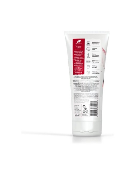 Loción corporal Rose Otto 200 ml Dr. Organic
