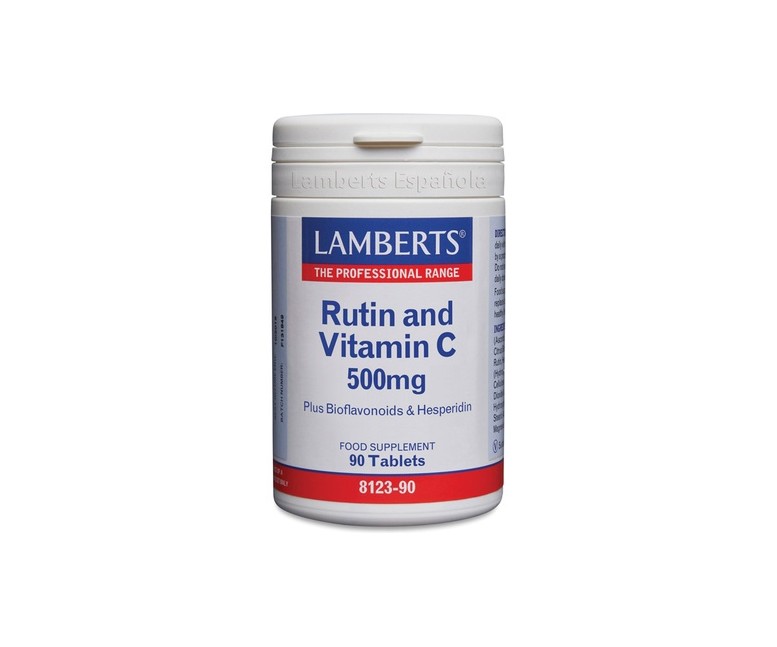 Rutina y vitamina C 90 tabletas Lamberts