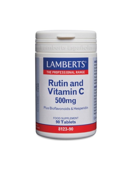 Rutina y vitamina C 90 tabletas Lamberts